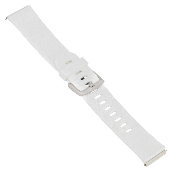 WITHit Silicone Band for Fitbit Blaze in Safiano Pattern - White