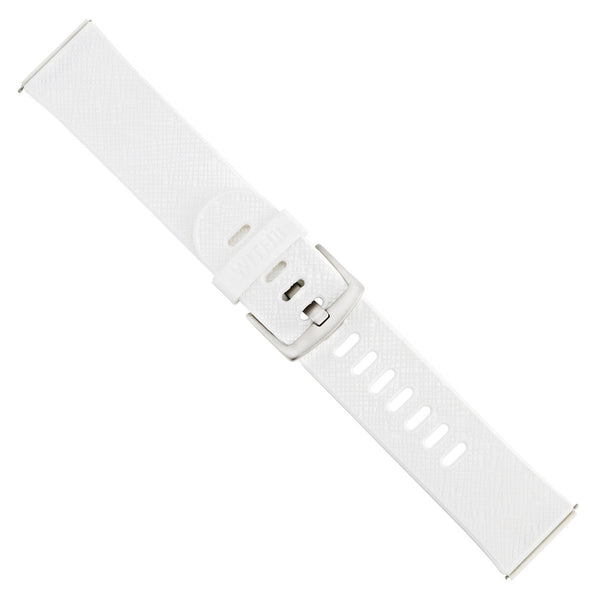 WITHit Silicone Band for Fitbit Blaze in Safiano Pattern - White