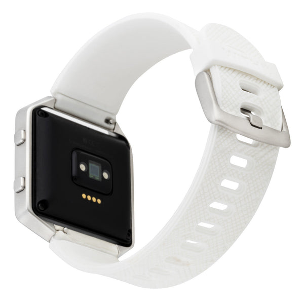 WITHit Silicone Band for Fitbit Blaze in Safiano Pattern - White