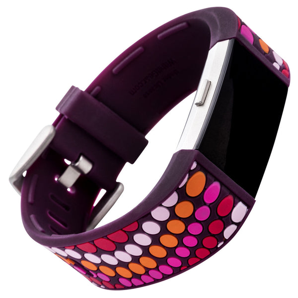 Designer Silicone Band for Fitbit Charge 2 by French Bull in Bindi