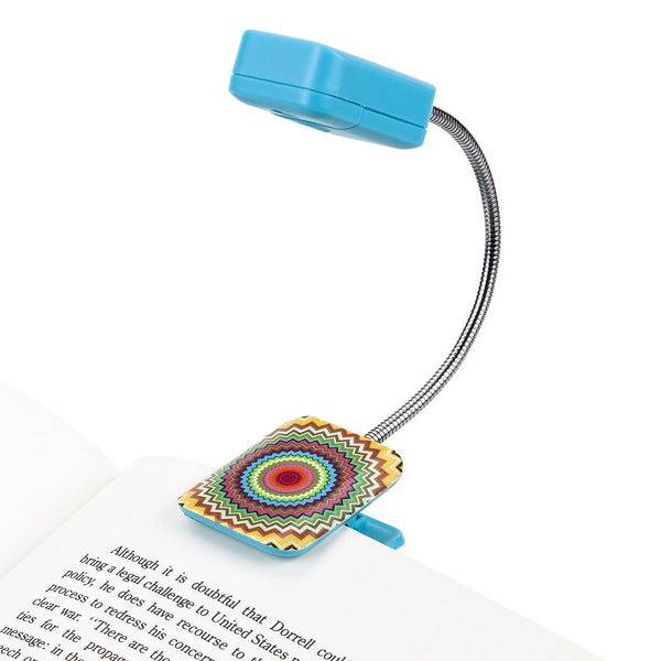 LED Book and Reading Light by French Bull - Mosaic Zig