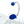 Disc Light, Blue, Chrome Neck Book Light by WITHit
