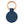 Dabney Lee Apple AirTag Silicone Clip-on Cover in Navy Dottie