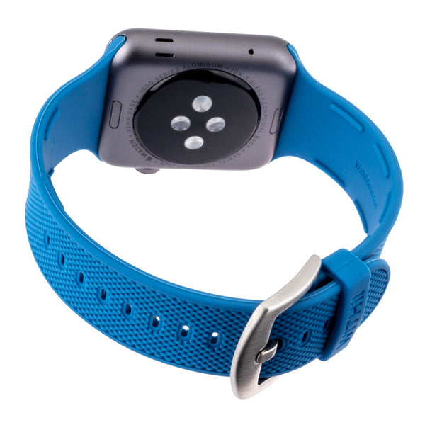 WITHit Silicone Band for 42/44/45mm Apple Watch - Blue Woven