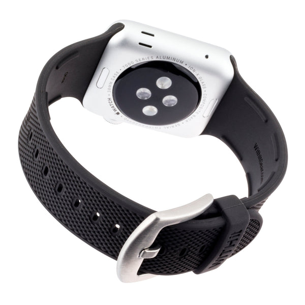 WITHit Silicone Band for 38 or 40mm Apple Watch - Black Woven