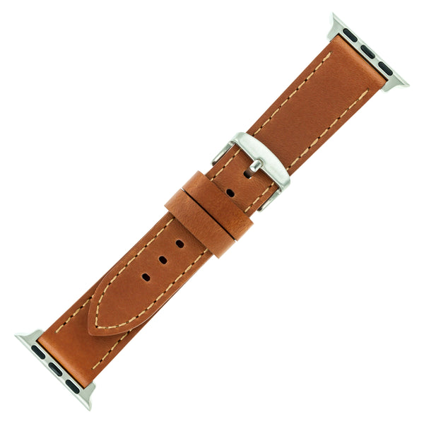 WITHit Leather Band for 38/40/41mm Apple Watch - Brown Leather