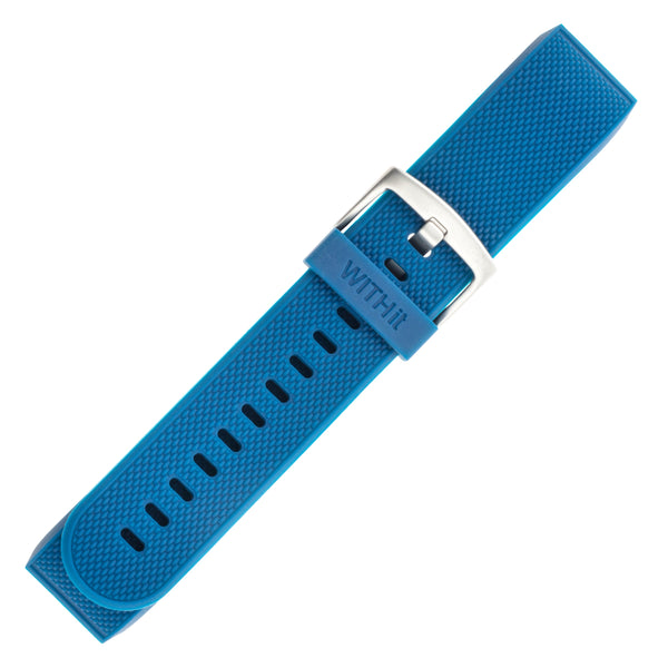 Designer Bands for Fitbit Charge 2 by WITHit - 3 Pack in Gray Silicone, Navy Silicone & Black Mesh