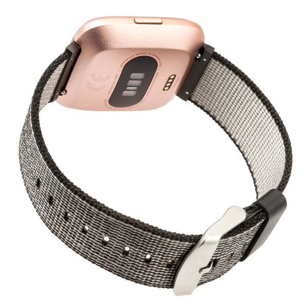 Nylon FitBit Versa Band, Black