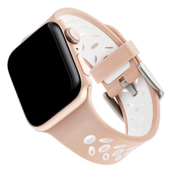 WITHit Silicone Band for 38/40/41mm Apple Watch - Sport, Pink/White