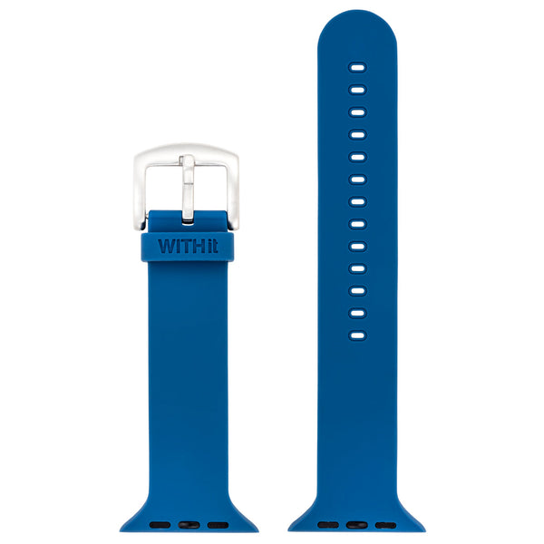 WITHit Silicone Band for 42/44/45mm Apple Watch - Navy