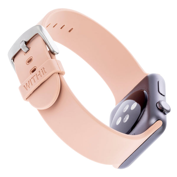 WITHit Silicone Band for 42/44/45mm Apple Watch - Blush