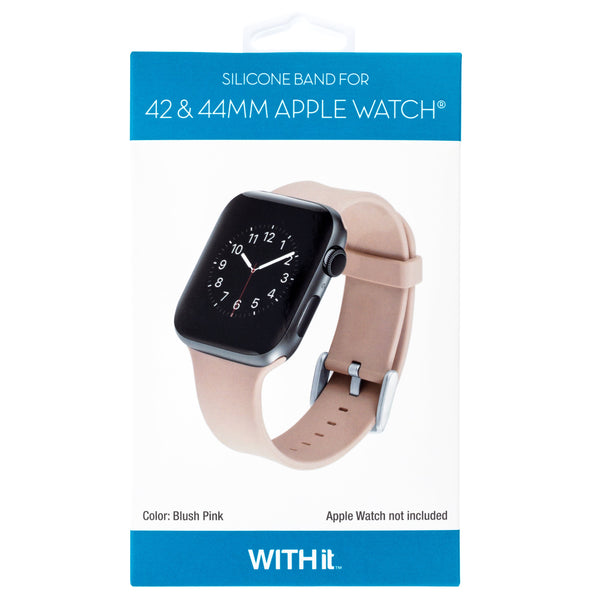 WITHit Silicone Band for 42/44/45mm Apple Watch - Blush