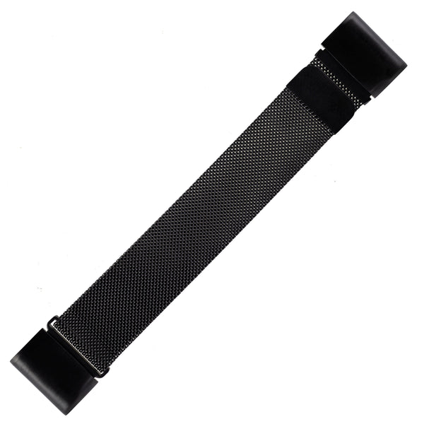 Designer Bands for 26mm Garmin fēnix 5X, 5X Plus & 6X - 2 Pack in Black/Gray Sport & Black Mesh