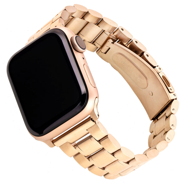 WITHit Stainless Steel Link Band for 38/40/41mm Apple Watch - Gold