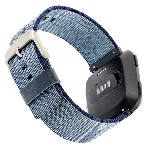Nylon FitBit Versa Band, Blue
