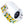 Designer Silicone Band for 38/40/41mm Apple Watch by Dabney Lee - Lemony