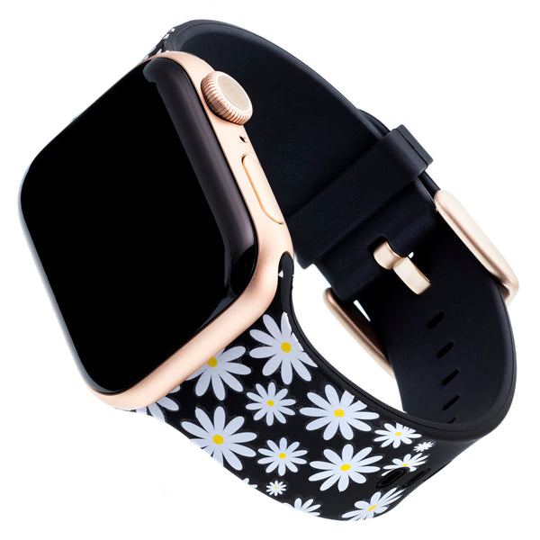 Designer Silicone Band for 38/40mm Apple Watch by Dabney Lee - Daisy Darling