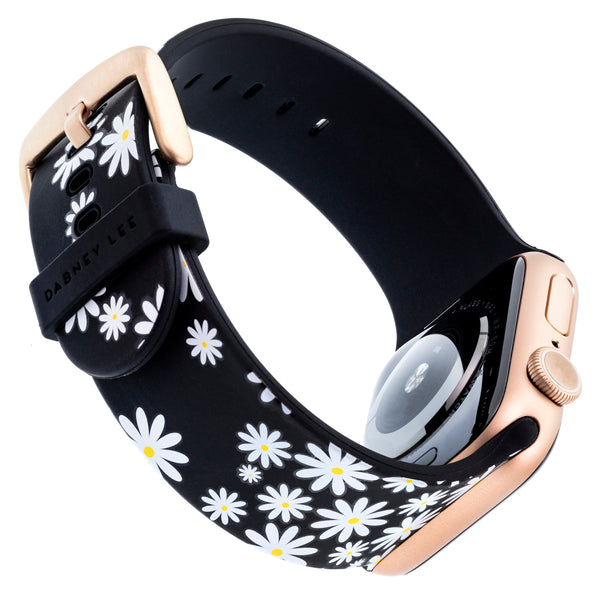 Designer Silicone Band for 38/40mm Apple Watch by Dabney Lee - Daisy Darling