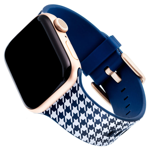 Designer Silicone Band for 38/40/41mm Apple Watch by Dabney Lee - Hound Dog