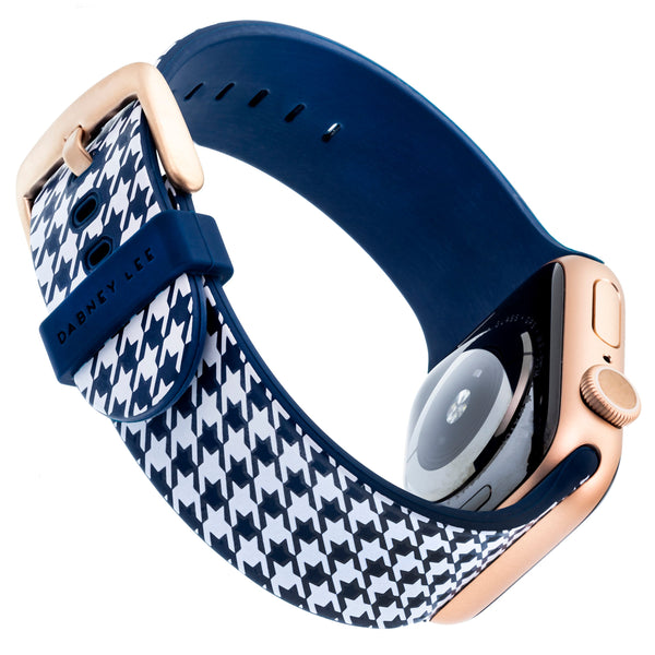 Designer Silicone Band for 38/40/41mm Apple Watch by Dabney Lee - Hound Dog