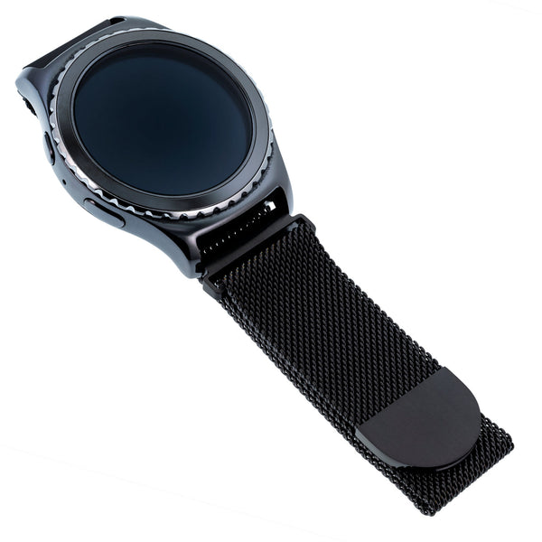 Designer Mesh Band for Samsung Universal 20mm Smartwatch by WITHit in Black