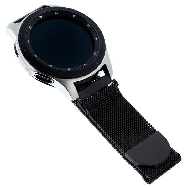 Designer Mesh Band for Samsung Universal 22mm Smartwatch by WITHit in Black
