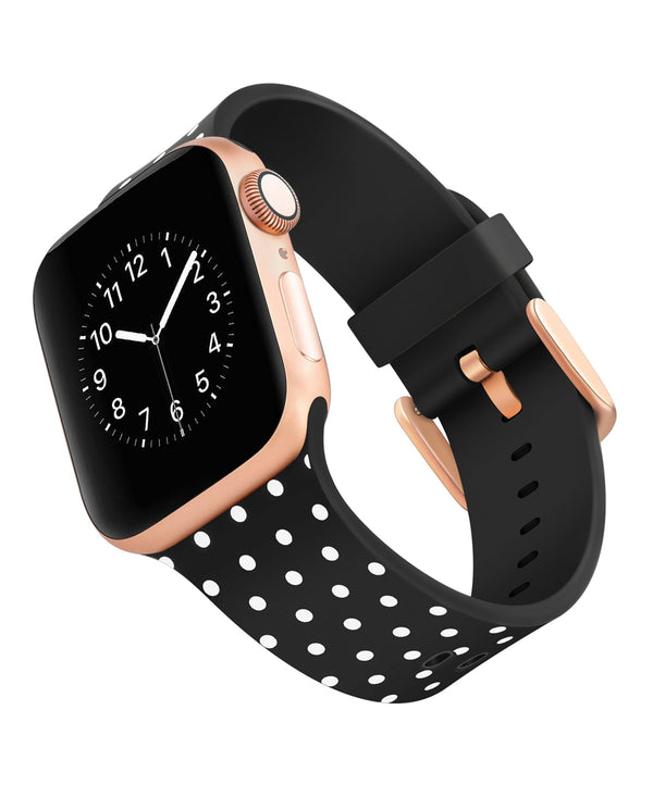 Designer Silicone Band for 42/44/45mm Apple Watch by Dabney Lee - Dottie