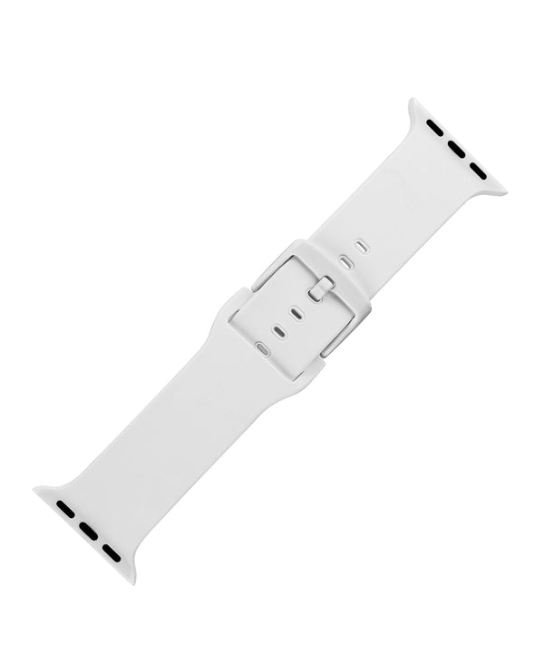 WITHit Silicone Keeperless Band for 38/40/41mm Apple Watch - White