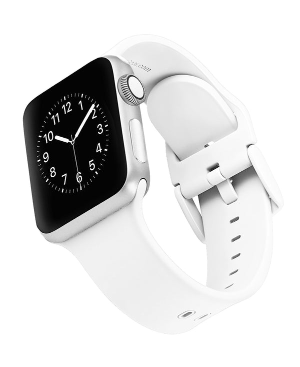 WITHit Silicone Keeperless Band for 38/40/41mm Apple Watch - White