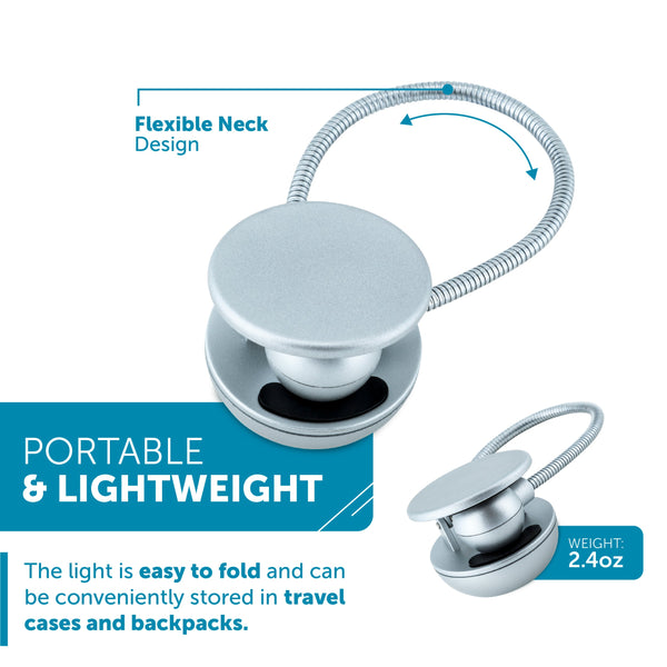 Disc Light Silver with Chrome Neck by WITHit