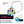 LED Disc Book and Reading Light by French Bull - Multi Dots