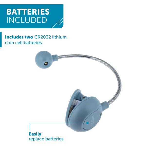 Disc LED Reading Light by WITHit - Sleepy Owl