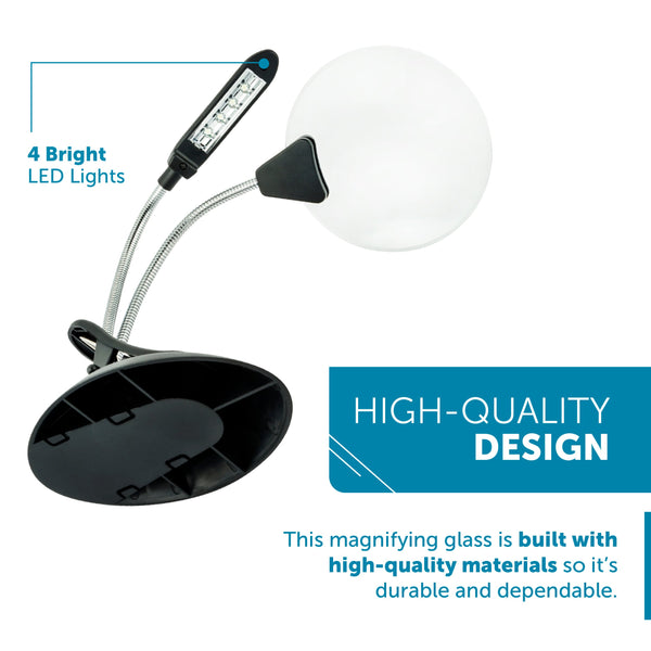 WITHit Table Lighted Magnifier