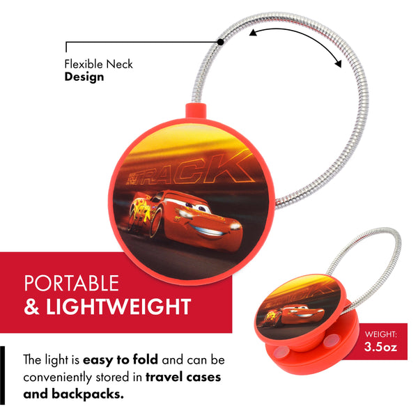Disney Disc LED Reading Light - Lightning McQueen