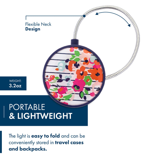Dabney Lee LED Book and Reading Light - Summer Bloom