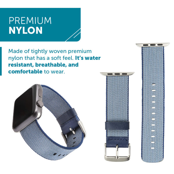 WITHit Nylon Band for 38/40/41mm Apple Watch - Blue