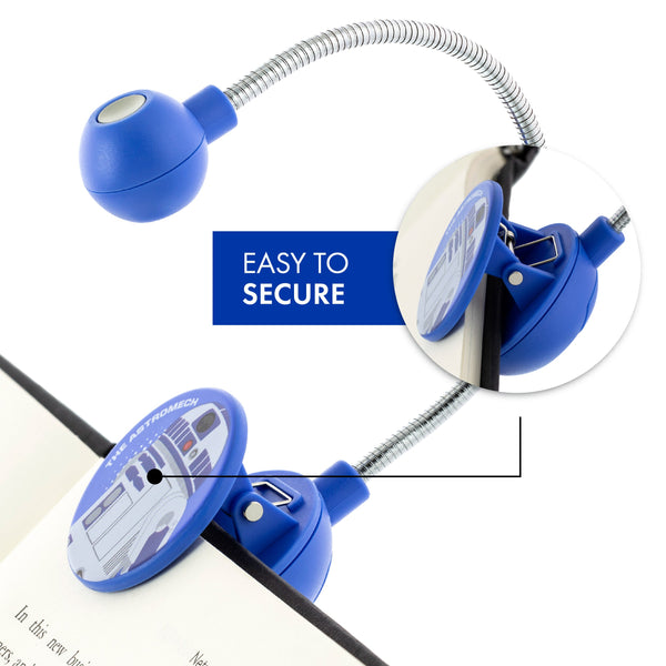 Star Wars Disc LED Reading Light by WITHit - The Astromech Galaxy of Adventures - R2-D2 LED Reading Light