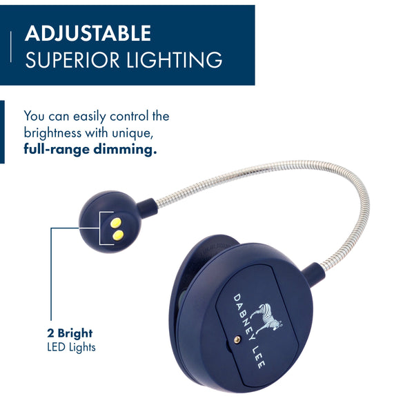 Dabney Lee LED Book and Reading Light - Bruno