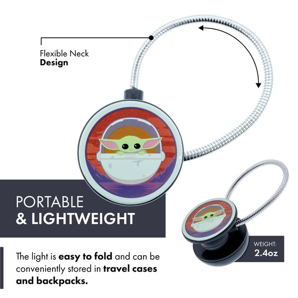 Star Wars Disc LED Reading Light by WITHit - The Child - Grogu Reading Light