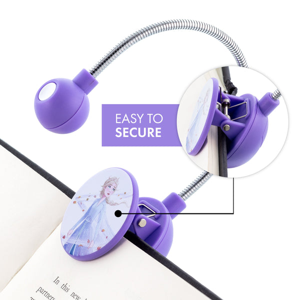Disney Frozen 2 Disc LED Reading Light - Elsa - Purple