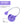 Disney Frozen 2 Disc LED Reading Light - Elsa - Purple