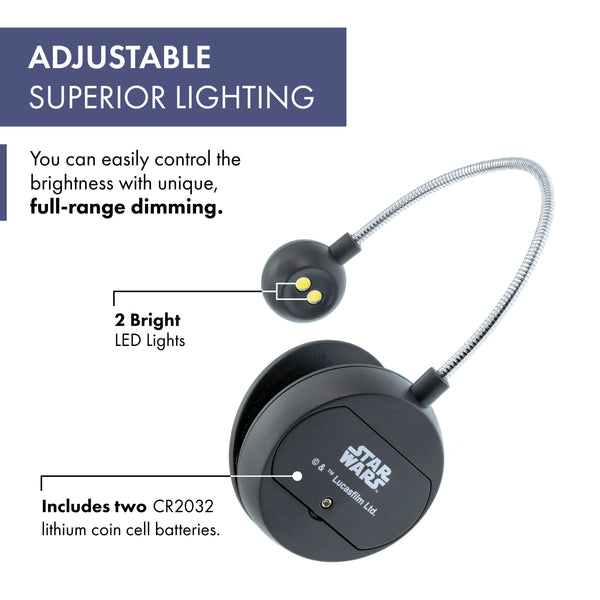 Star Wars Disc LED Reading Light by WITHit - Mandalorian