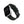 WITHit Silicone Band for 42/44/45mm  Apple Watch - Black Woven with 2 Keepers