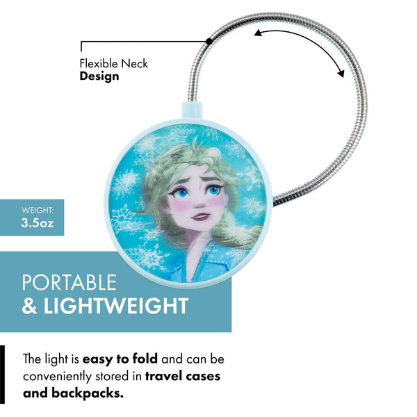 Disney Frozen 2 Disc LED Reading Light - Elsa 3D
