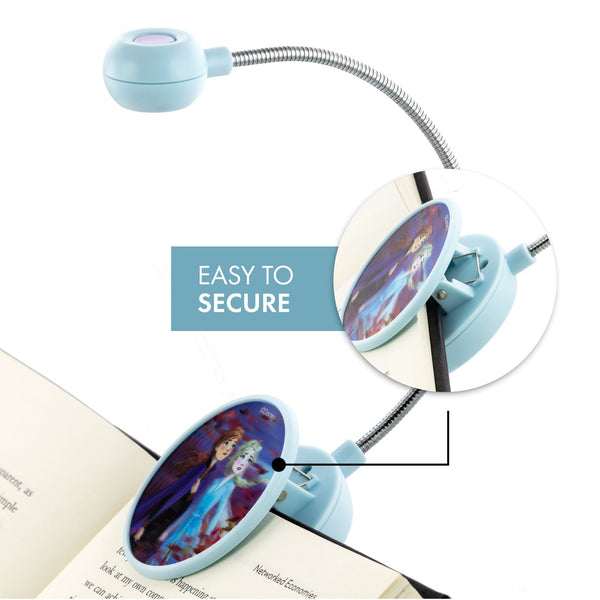 Disney Frozen 2 Disc LED Reading Light - Elsa and Anna 3D