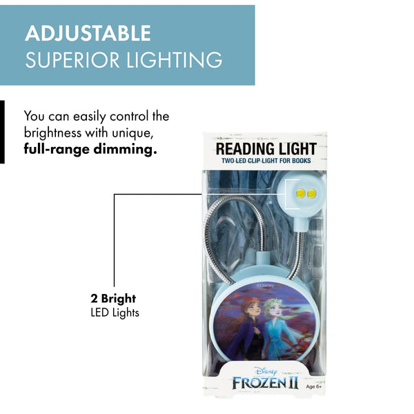 Disney Frozen 2 Disc LED Reading Light - Elsa and Anna 3D