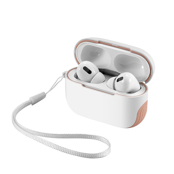Apple AirPods Pro Sport Cover, White/Blush Pink