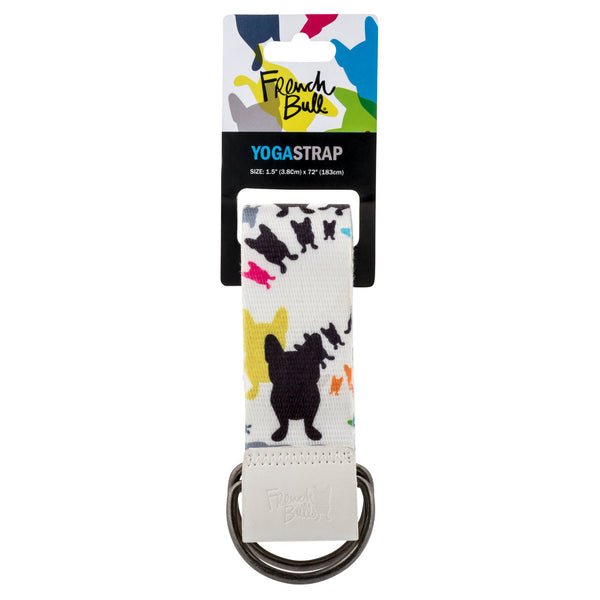 French Bull Yoga and Stretching Strap - Happy Terrazzo