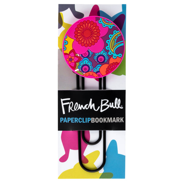 French Bull Silicone Paper Clip Bookmark - Raj
