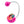 LED Disc Book and Reading Light by French Bull - Pink Glamo